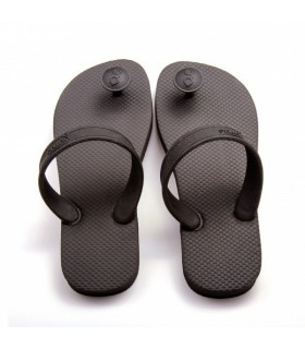 Gurus black sustainable sandals