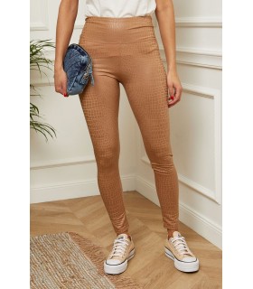 Paris Fashion Mode en Direct brune leggings